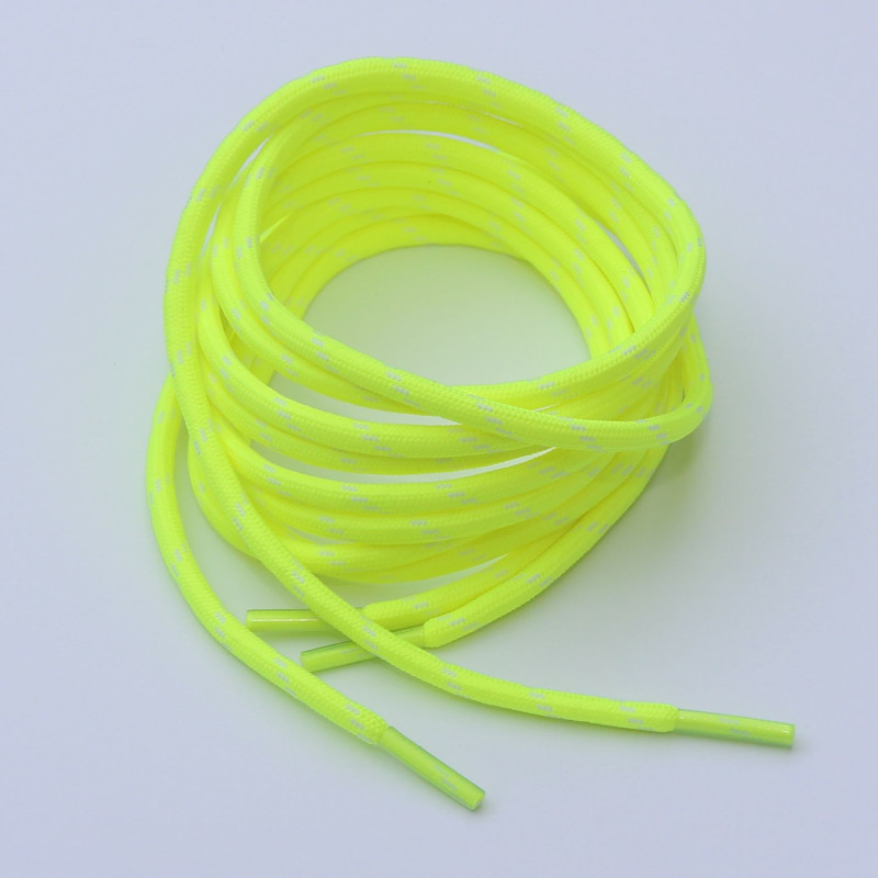 Sireturi Outyman Rotunde, 120cm, 5mm, Verde Neon, OA0228