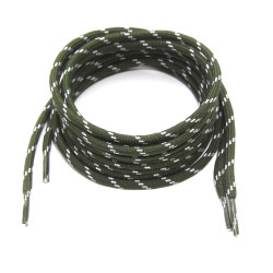 Sireturi Outyman Rotunde, 140cm, 5mm, Verde Army, OA0254